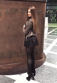 Polish Amateur nylon lover Dominika #4