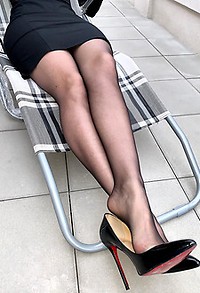 Amateur Czech High heels & stockings lover #2